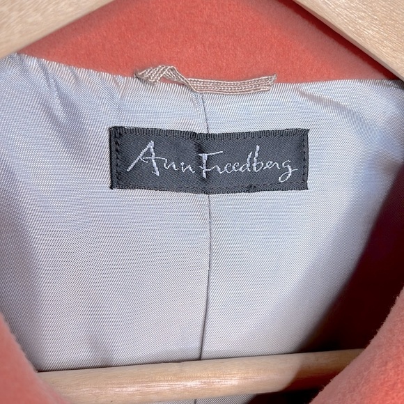 VTG Ann Freedburg Wool/Cashmere Blend Taylor Blazer/Jacket Jackie Fit Size 10 - Picture 3 of 7